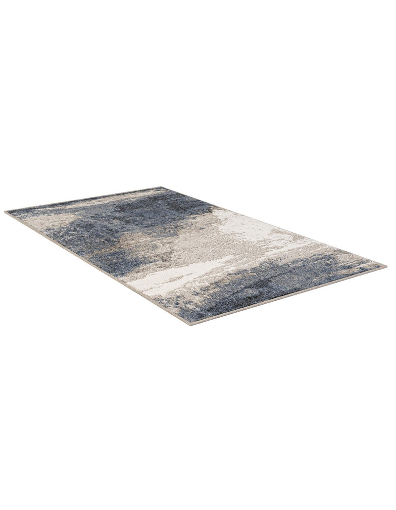Copenhagen Edge Collection Area Rug - Nyhavn Rectangle Blue lifestyle 4