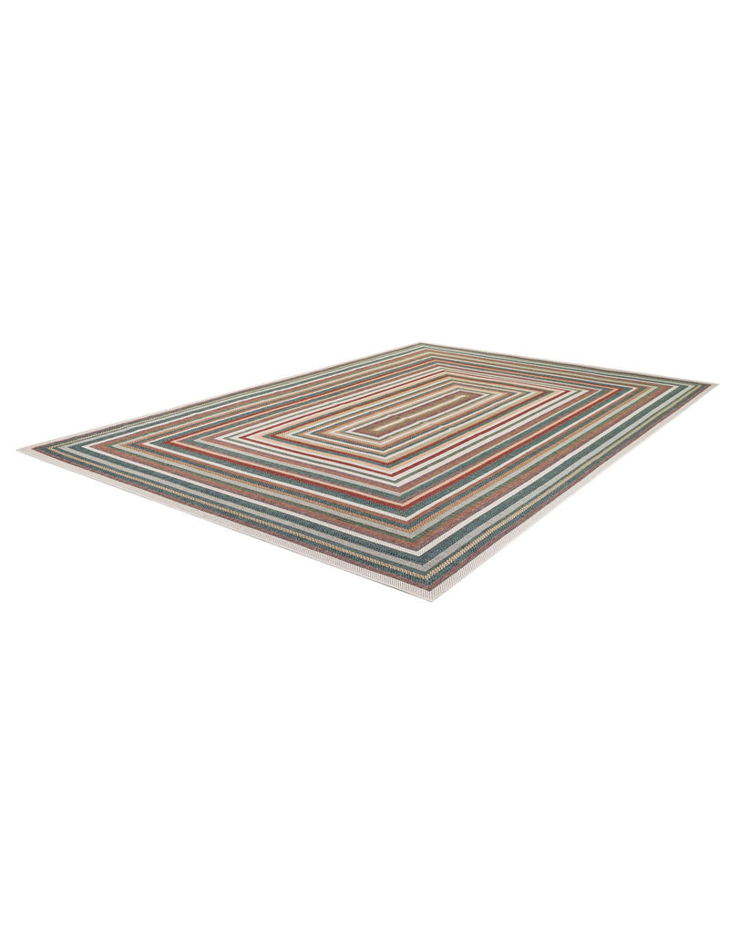 Coastal Terrace Collection Area Rug - Seashell Rectangle Multi lifestyle 32