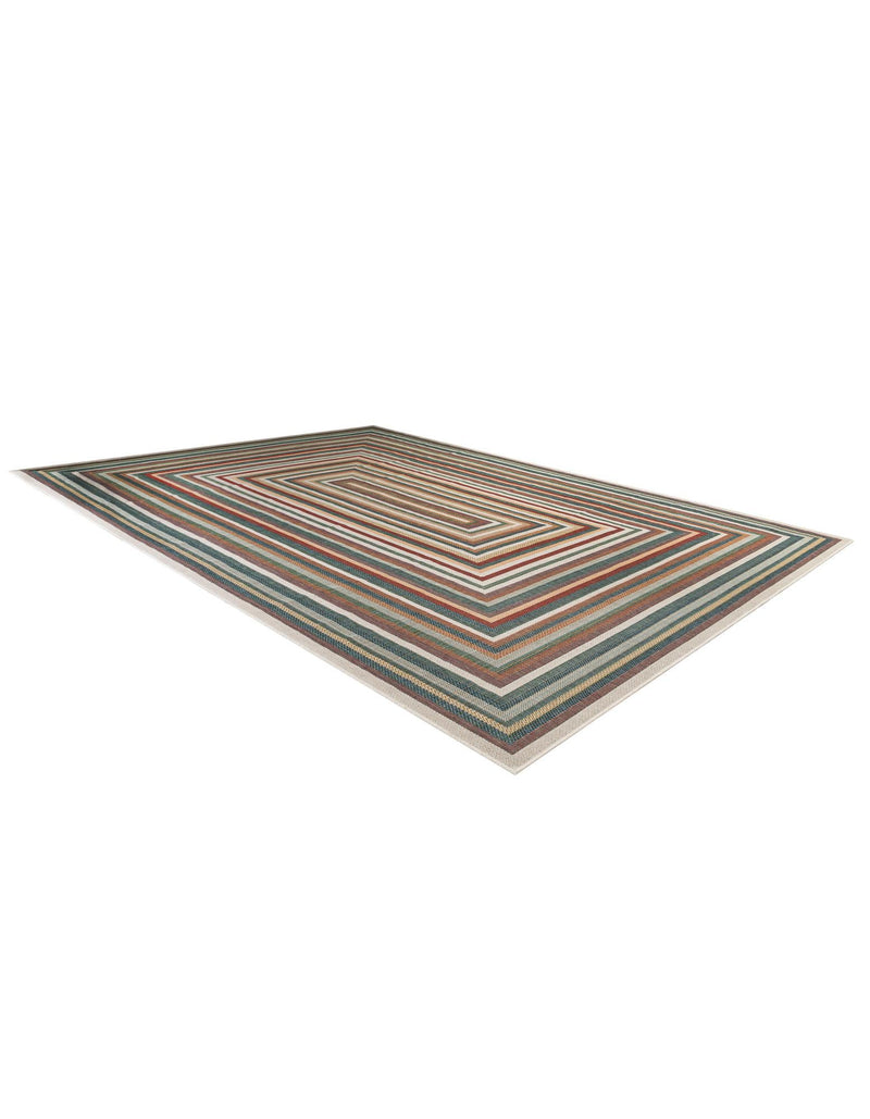 Coastal Terrace Collection Area Rug - Seashell Rectangle Multi lifestyle 34