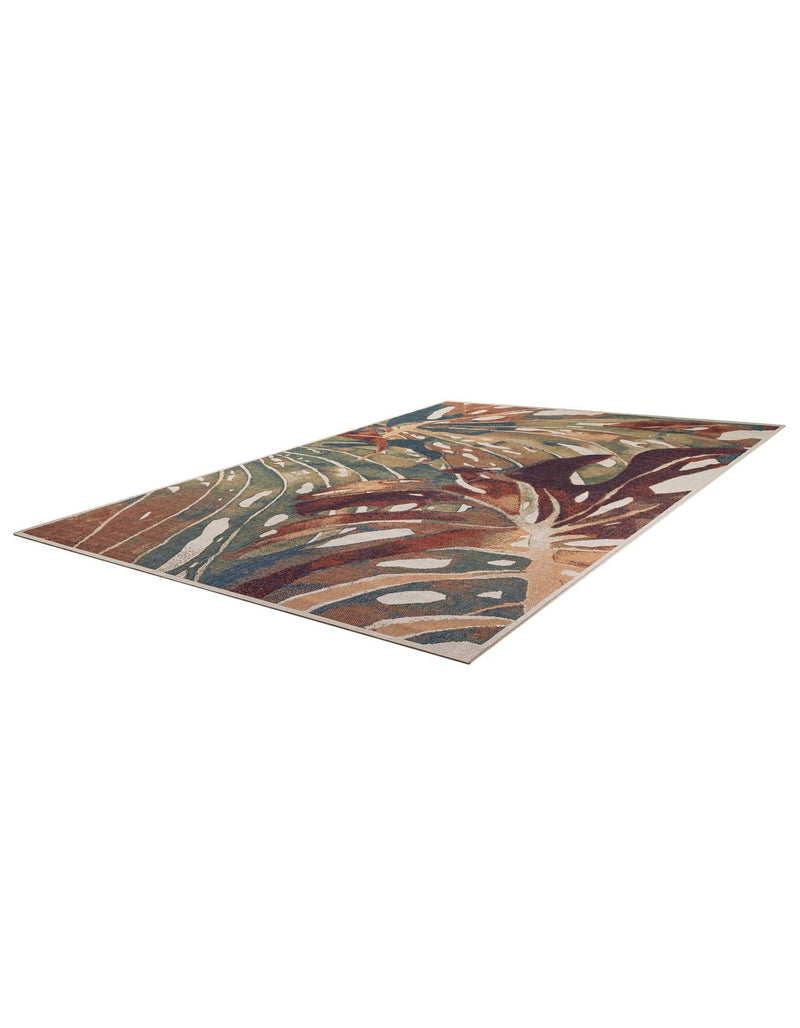 Coastal Terrace Collection Area Rug - Wavecrest Rectangle Multi lifestyle 3
