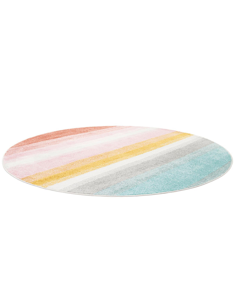 Wonder Tykes Collection Area Rug - Dreamland Round Multi lifestyle 45