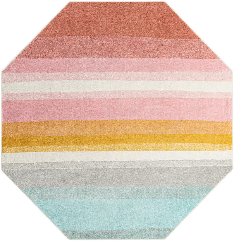Wonder Tykes Collection Area Rug - Dreamland Octagon Multi lifestyle 28
