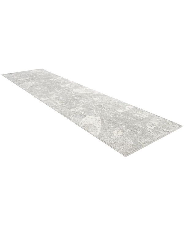 Wonder Tykes Collection Area Rug - Quirky Runner Gray lifestyle 37