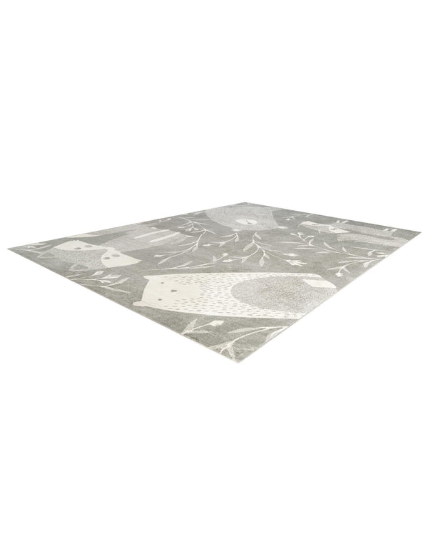 Wonder Tykes Collection Area Rug - Quirky Rectangle Gray lifestyle 4