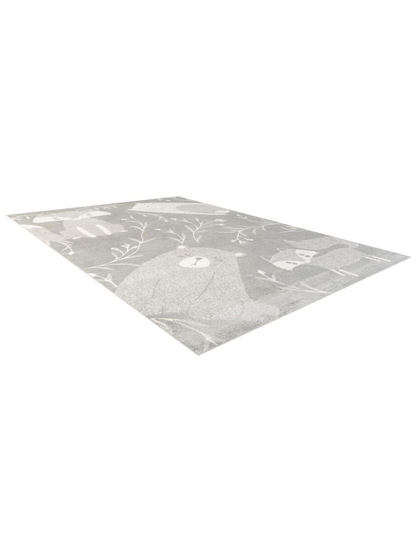 Wonder Tykes Collection Area Rug - Quirky Rectangle Gray lifestyle 5