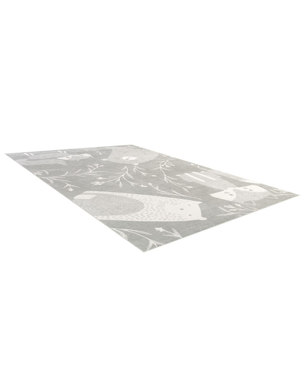 Wonder Tykes Collection Area Rug - Quirky Rectangle Gray lifestyle 6