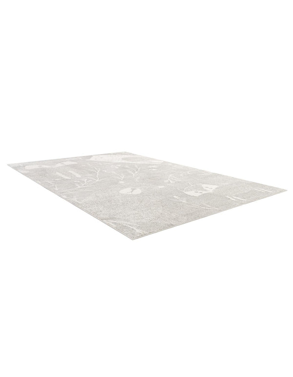 Wonder Tykes Collection Area Rug - Quirky Rectangle Gray lifestyle 12