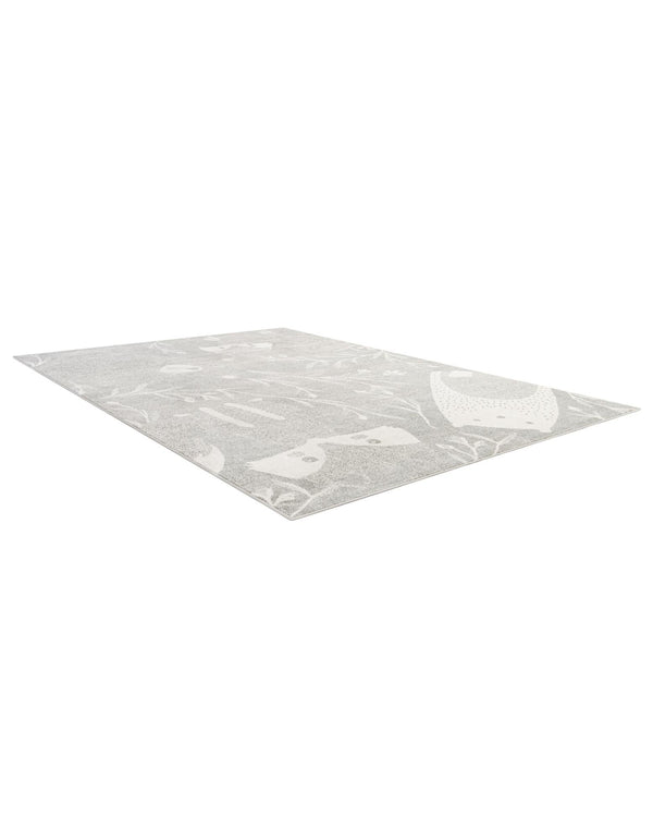 Wonder Tykes Collection Area Rug - Quirky Rectangle Gray lifestyle 10