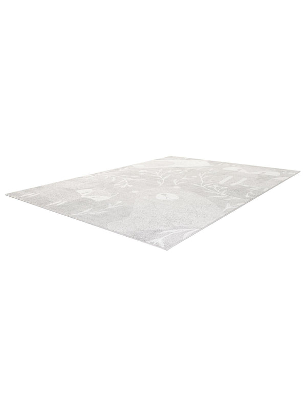 Wonder Tykes Collection Area Rug - Quirky Rectangle Gray lifestyle 13