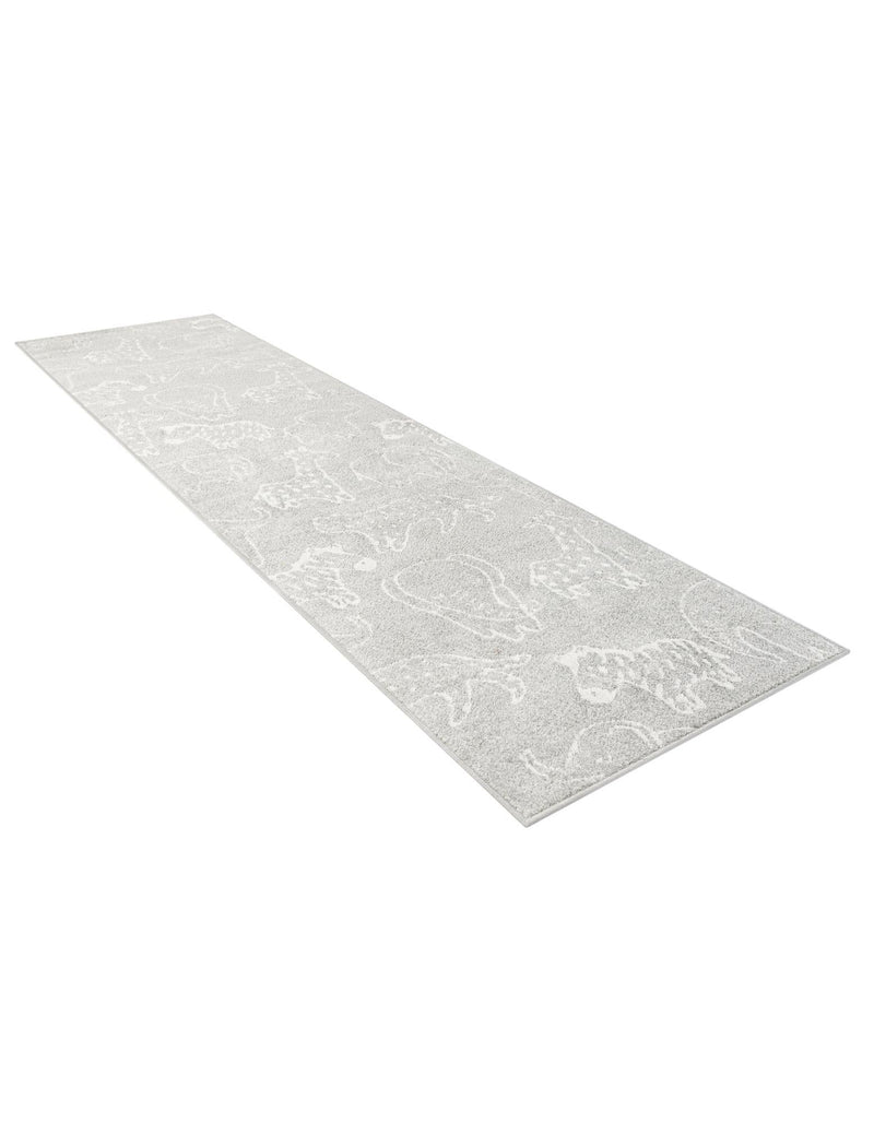 Wonder Tykes Collection Area Rug - Spectrum Runner Gray lifestyle 68
