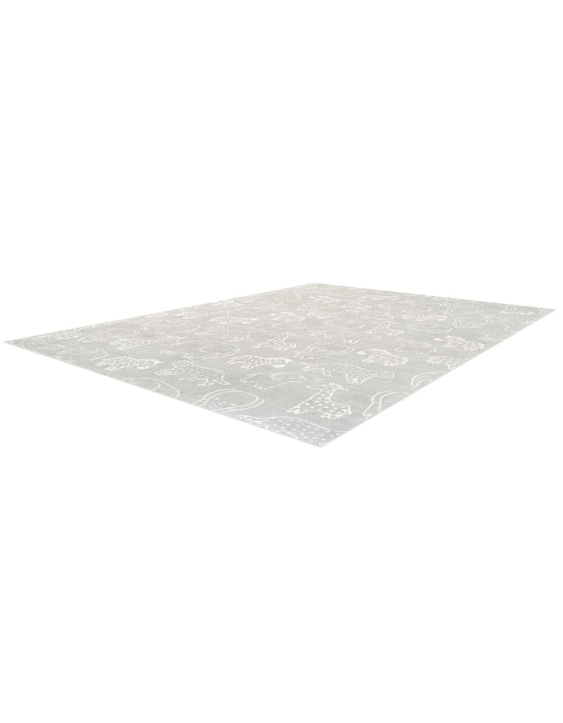 Wonder Tykes Collection Area Rug - Spectrum Rectangle Gray lifestyle 8
