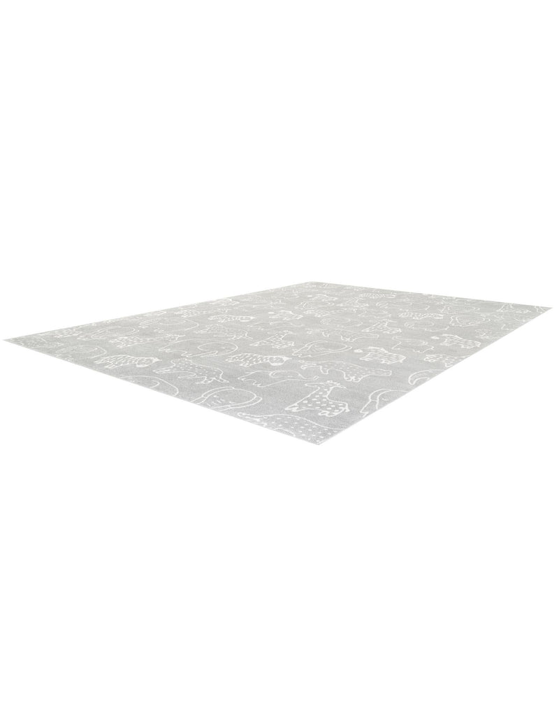 Wonder Tykes Collection Area Rug - Spectrum Rectangle Gray lifestyle 22