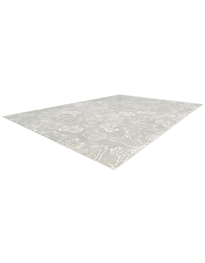 Wonder Tykes Collection Area Rug - Spectrum Rectangle Gray lifestyle 9