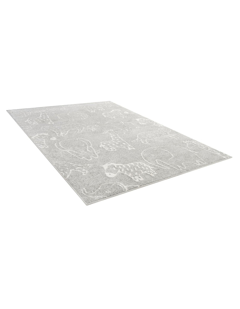 Wonder Tykes Collection Area Rug - Spectrum Rectangle Gray lifestyle 15