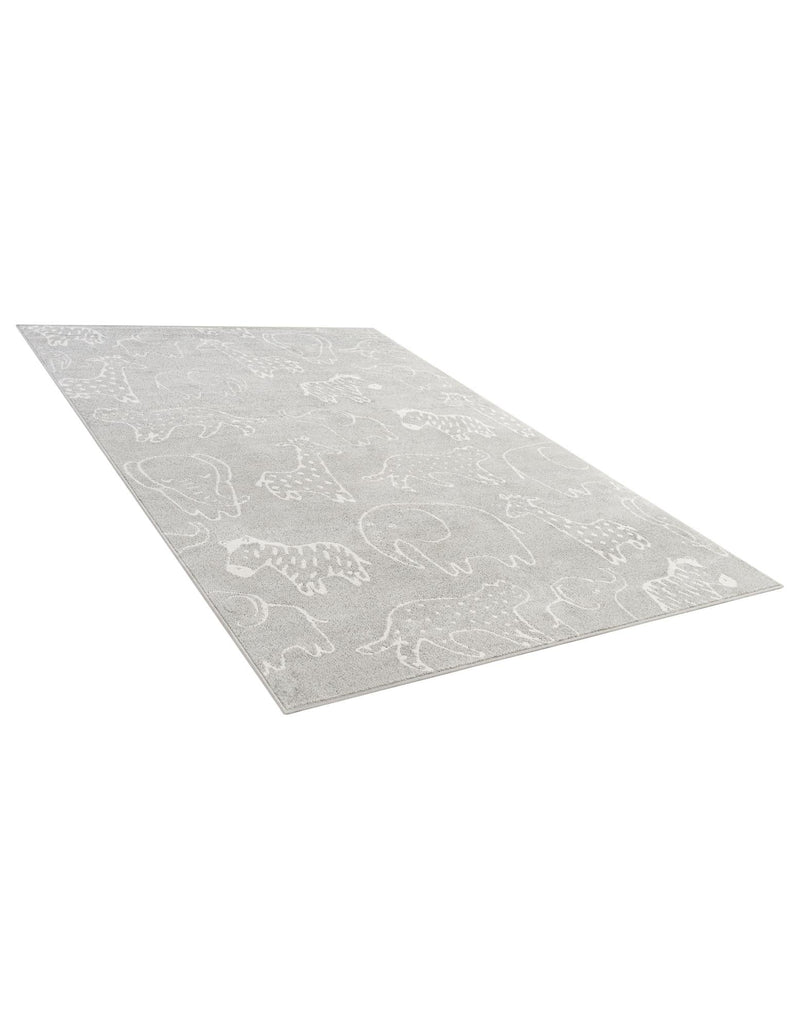 Wonder Tykes Collection Area Rug - Spectrum Rectangle Gray lifestyle 17