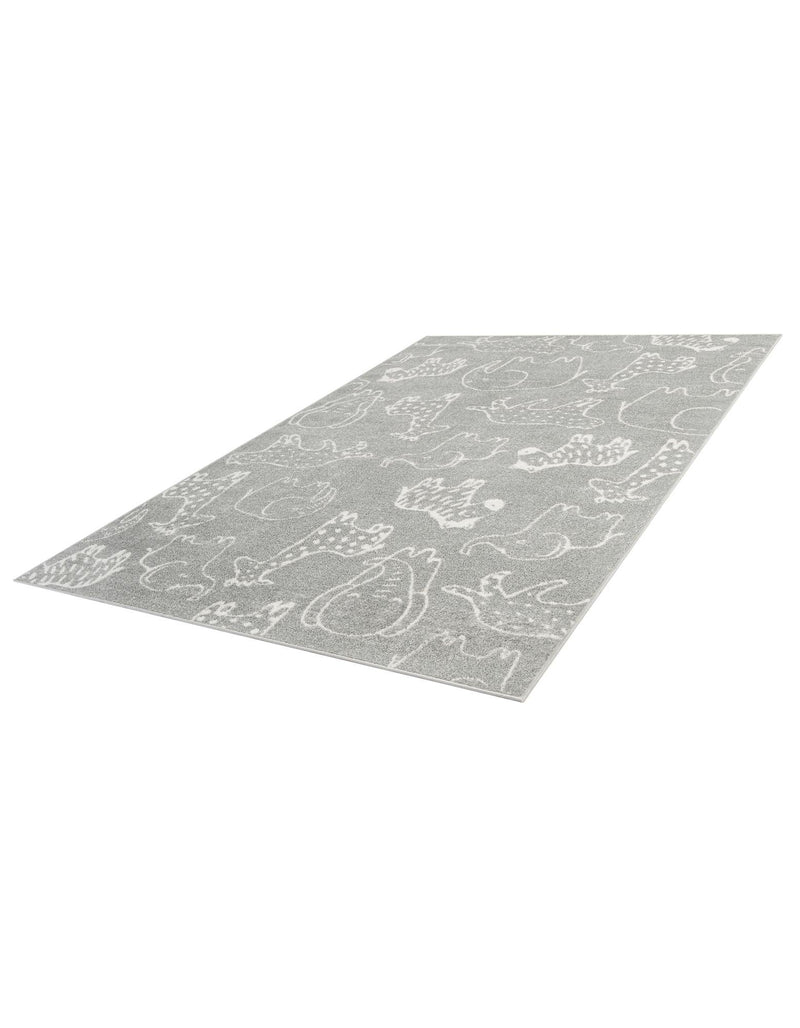 Wonder Tykes Collection Area Rug - Spectrum Rectangle Gray lifestyle 18
