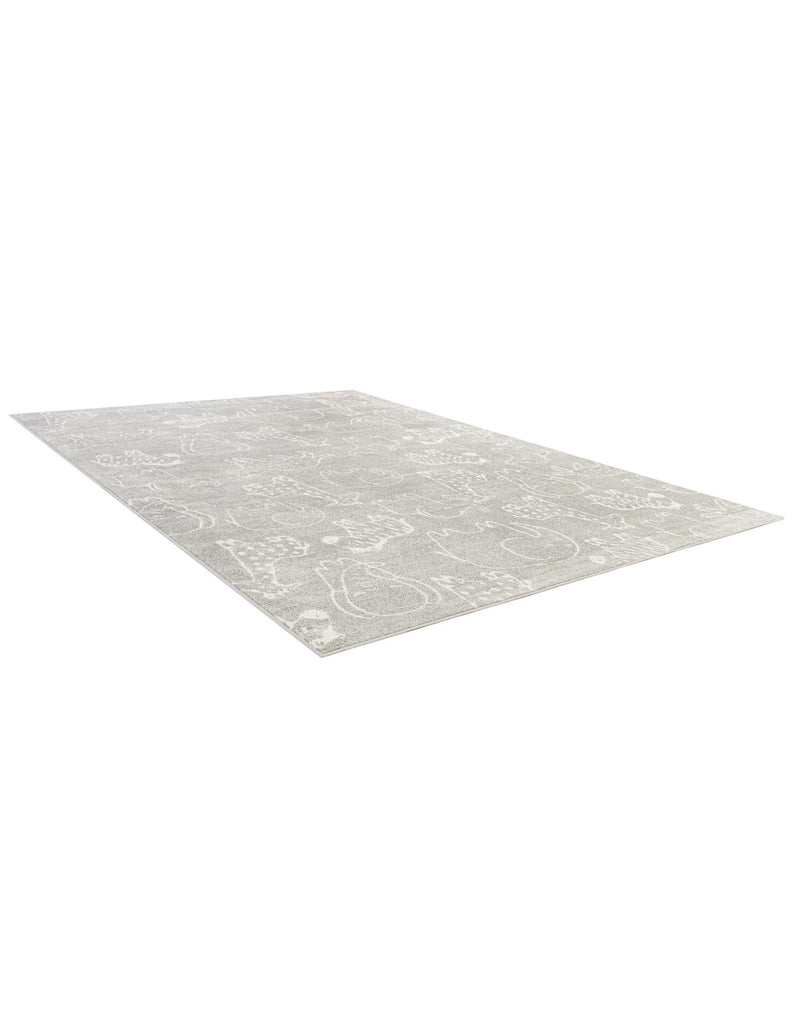 Wonder Tykes Collection Area Rug - Spectrum Rectangle Gray lifestyle 20