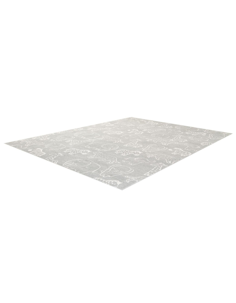 Wonder Tykes Collection Area Rug - Spectrum Rectangle Gray lifestyle 12