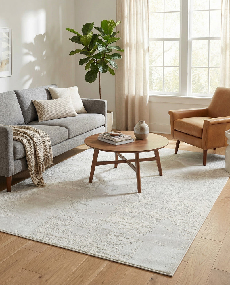 Bloomsbury Elegance Collection Area Rug -  Belgravia Rectangle Ivory  lifestyle 9