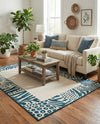 Savannah Escape Collection Area Rug - Serengeti Rectangle Ivory  lifestyle 4