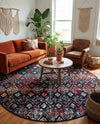 Brighton Terrace Collection Area Rug -  Ovingdean Round Multi  lifestyle 21