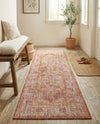 Patio Heritage Collection Area Rug -  Augusta (Rust Red) Runner Rust Red  lifestyle 38