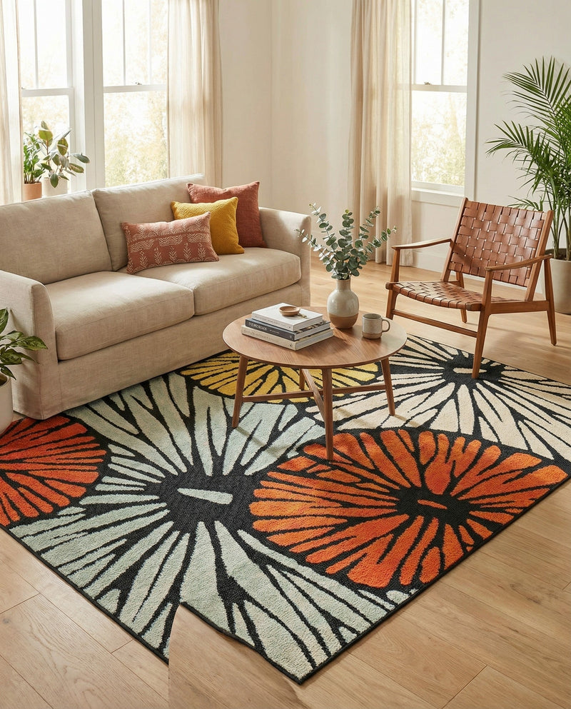 Outdoor Marrakesh Collection Area Rug -  Tetouan Rectangle Multi  lifestyle 10