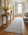 Berkshire Estate Collection Area Rug - Windsor (Grey Manor) Runner Grey Manor  lifestyle 49