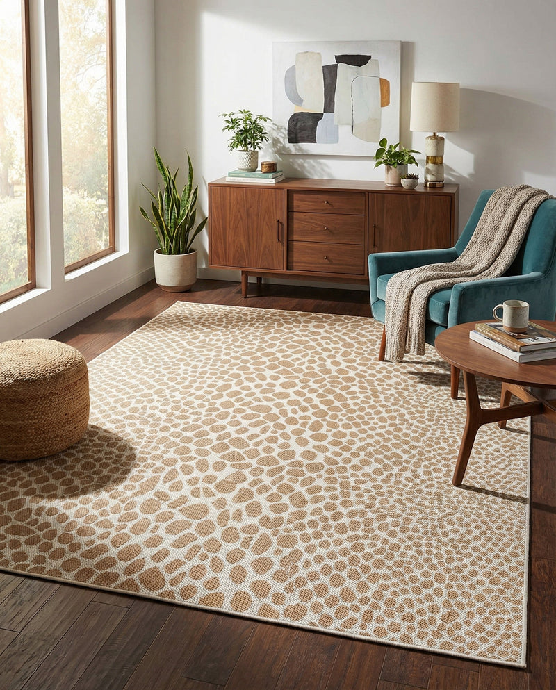 Urban Oasis Rugs Collection Area Rug -  Terrace (Dark Beige) Rectangle Dark Beige  lifestyle 13