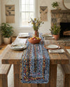 Woven Udaipur Collection Area Rug - Sahara Table Runner Blue and Multi  lifestyle 59