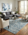 Bloomsbury Elegance Collection Area Rug -  Chelsea Rectangle Blue  lifestyle 21