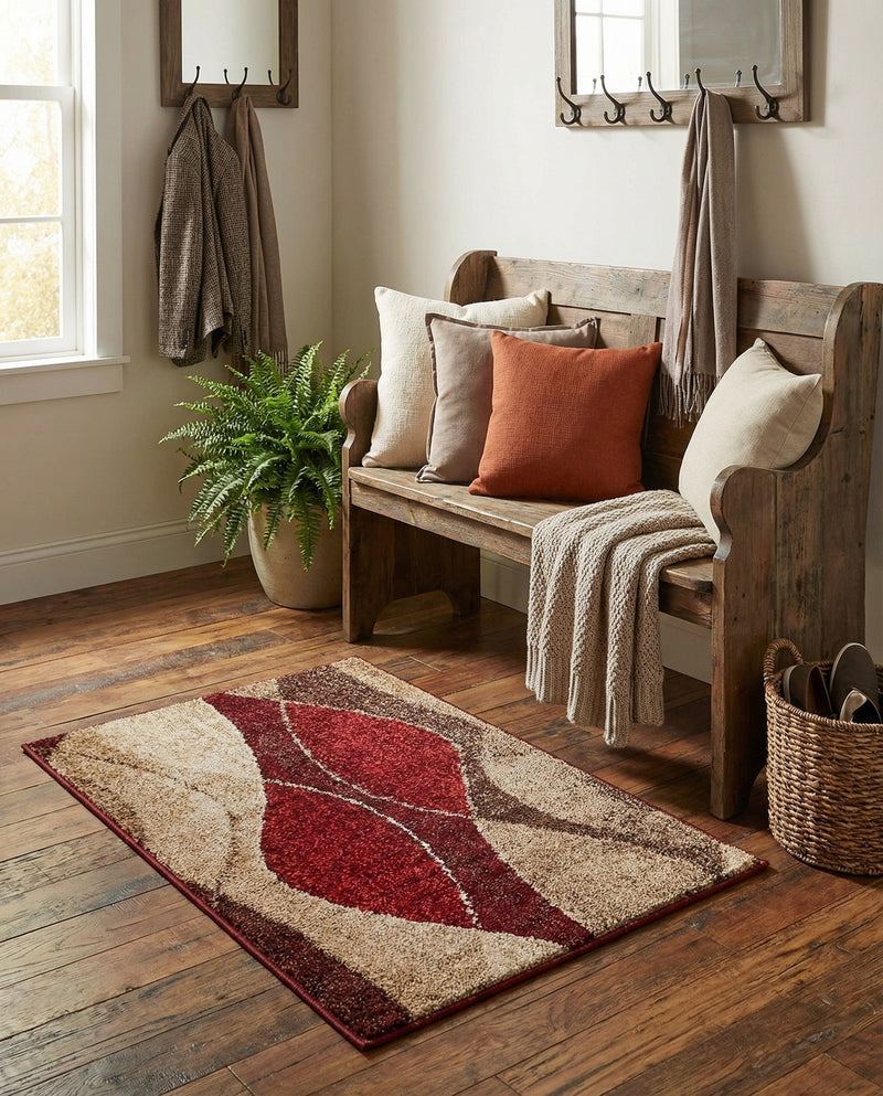 Autumn Meadow Collection Area Rug -  Emberglow Rectangle Multi  lifestyle 14