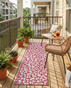 Savannah Escape Collection Area Rug -  Amazon (Magenta) Runner Magenta  lifestyle 38