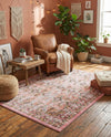 Geneva Terrace Collection Area Rug -  Nyon Rectangle Pink  lifestyle 21