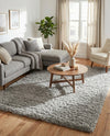Eternal Plush Oasis Collection Area Rug -  Tranquility (Ash) Rectangle Ash  lifestyle 5