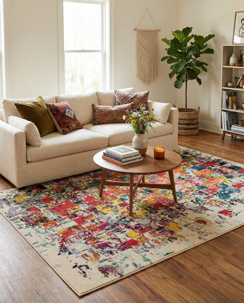 Marrakesh Elegance Collection Area Rug -  Azilal Rectangle Multi  lifestyle 12