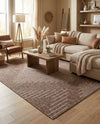 Urban Terrace Collection Area Rug -  Chelsea (Brown) Rectangle Brown  lifestyle 13