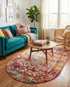 Georgetown Rugs Collection Area Rug - Dupont (Multi) Oval Multi  lifestyle 37