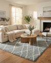 Cozy Haven Shag Collection Area Rug - Serenity (Cloud Gray) Rectangle Cloud Gray  lifestyle 18
