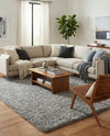 Eternal Plush Oasis Collection Area Rug -  Tranquility (Ash) Rectangle Ash  lifestyle 6