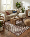 Geo Garden Lattice Collection Area Rug -  Andalusia Rectangle Dusty Rose  lifestyle 28