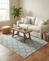 Savannah Pergola Collection Area Rug - Arbor (Gray) Rectangle Gray  lifestyle 16