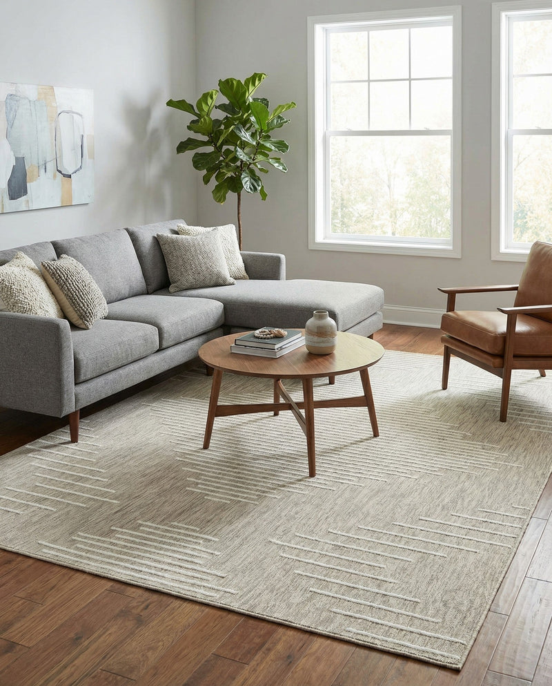 Urban Terrace Collection Area Rug -  Chelsea (Gray) Rectangle Gray  lifestyle 17