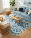 Seaside Haven Rugs Collection Area Rug -  Harbor Rectangle Blue  lifestyle 23