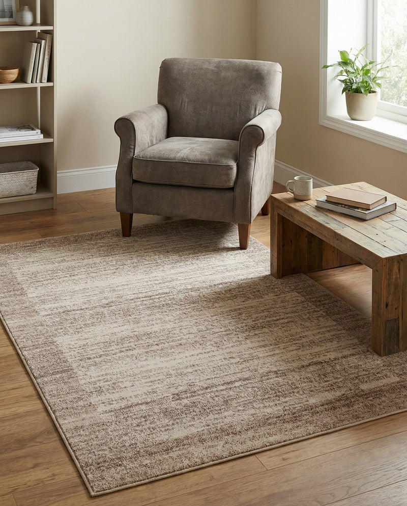 Studio Haven Collection Area Rug -  Conservatory (Beige) Rectangle Beige  lifestyle 7