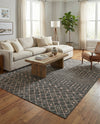 Savannah Pergola Collection Area Rug -  Pergola (Charcoal Gray) Rectangle Charcoal Gray  lifestyle 7