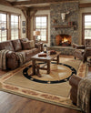 Frontier Trails Collection Area Rug - Redwood Rectangle Green  lifestyle 20