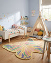 Whimsy Wonders Wool Collection Area Rug -  Ocean Rectangle Multi  lifestyle 4