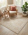 Cambridge Classics Collection Area Rug - Trinity (Beige) Square Beige  lifestyle 54