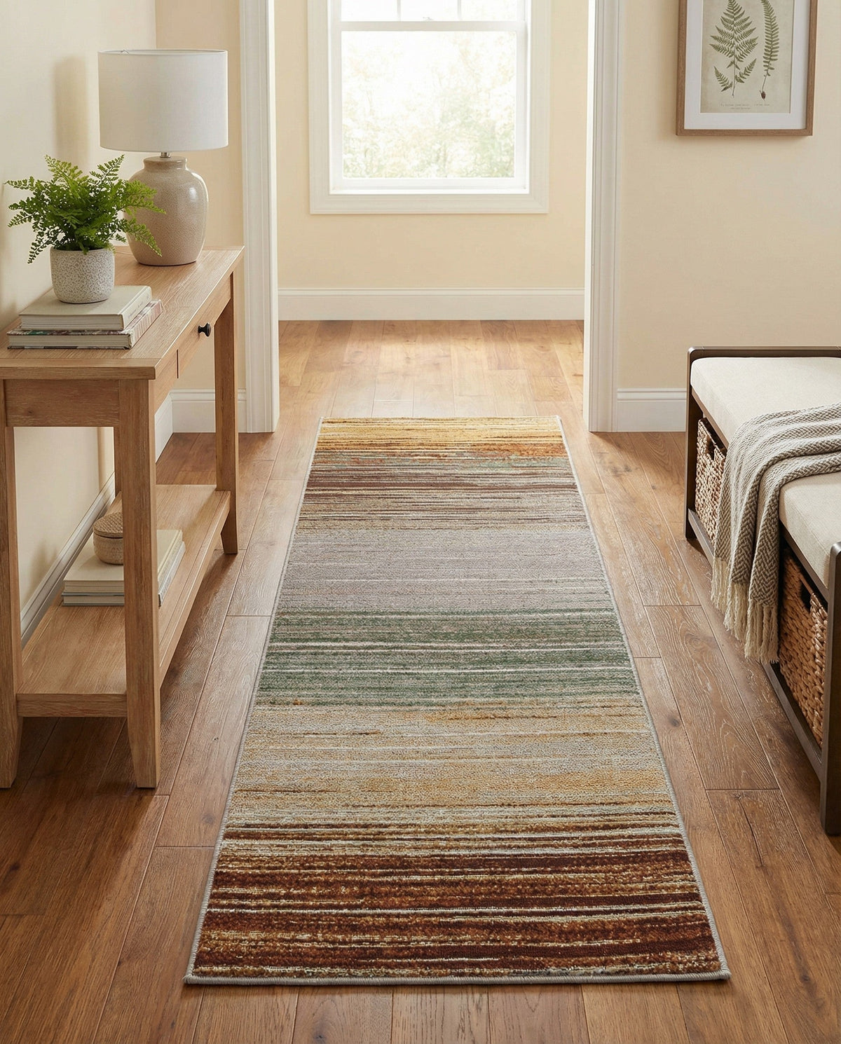 Urban Terrace Collection Area Rug -  Corsica Runner Multi  lifestyle 44
